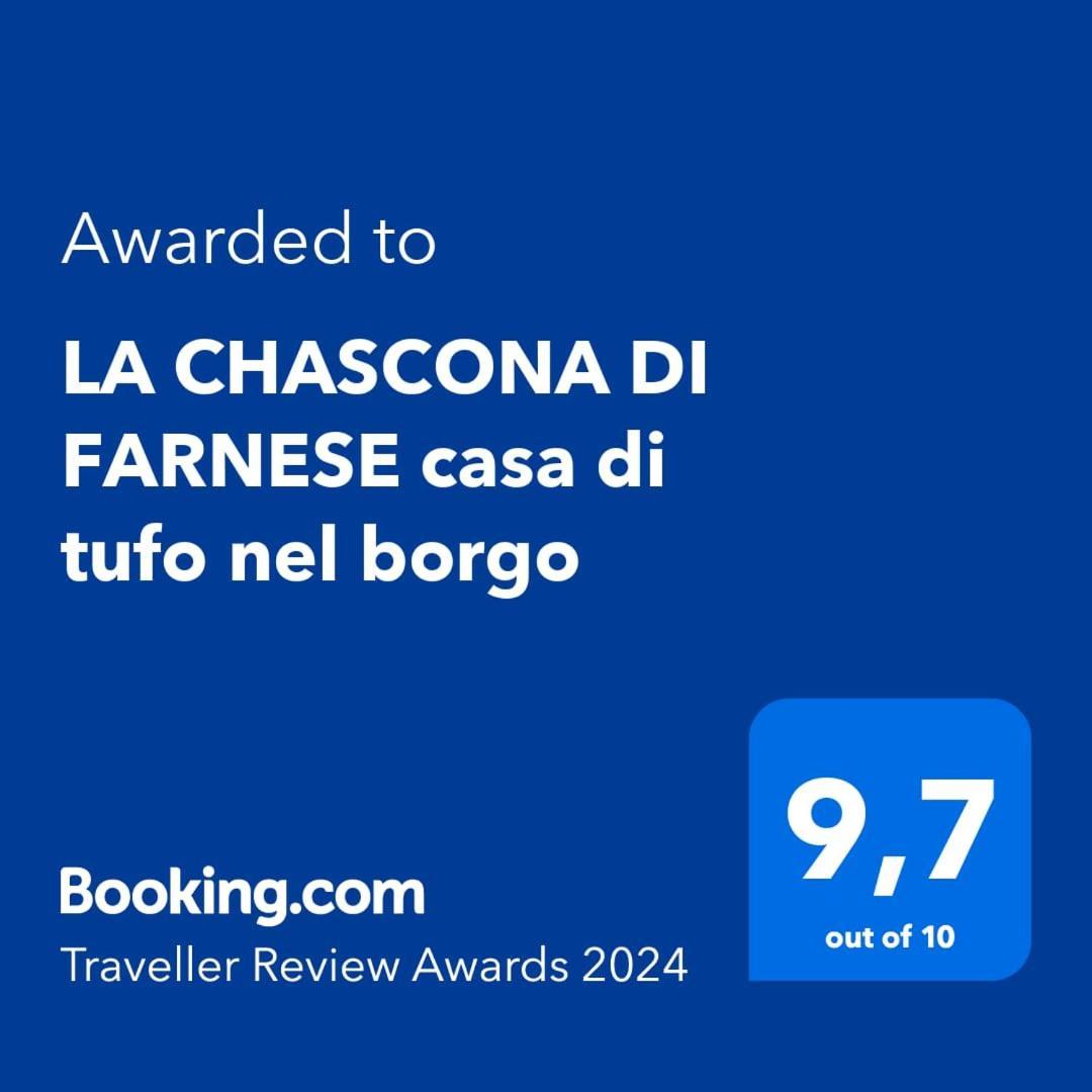 La Chascona Di Farnese Casa Di Tufo Nel Borgo Lägenhet Exteriör bild